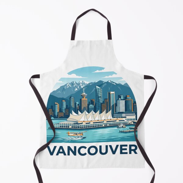 Item preview, Vancouver Skyline Floatplane Modern Travel Vector designed and sold by mood-draftsman.