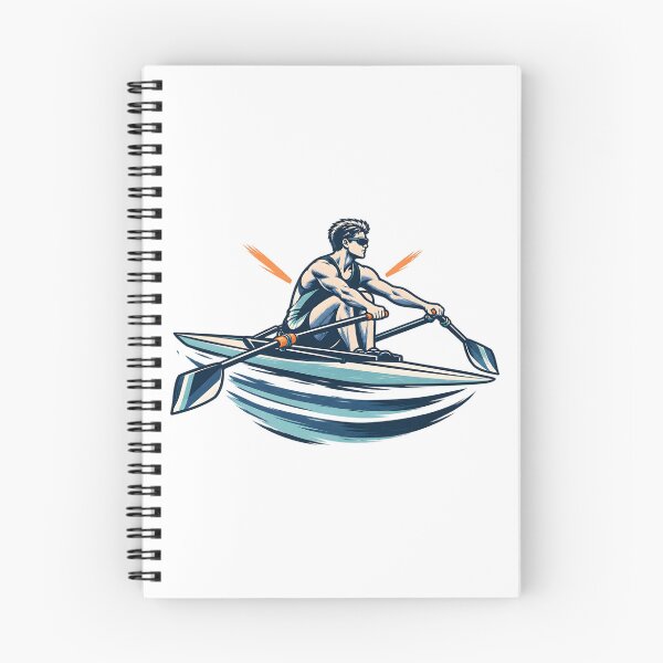 Item preview, Rowing Crew Catch Stroke Illustration designed and sold by Philippa Shop.