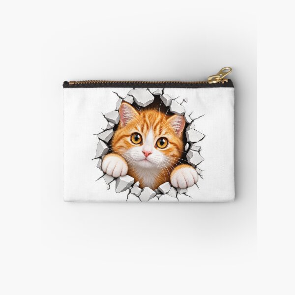 Item preview, Orange and White Cat Breaking Through the Wall designed and sold by DreamPrint Collective.