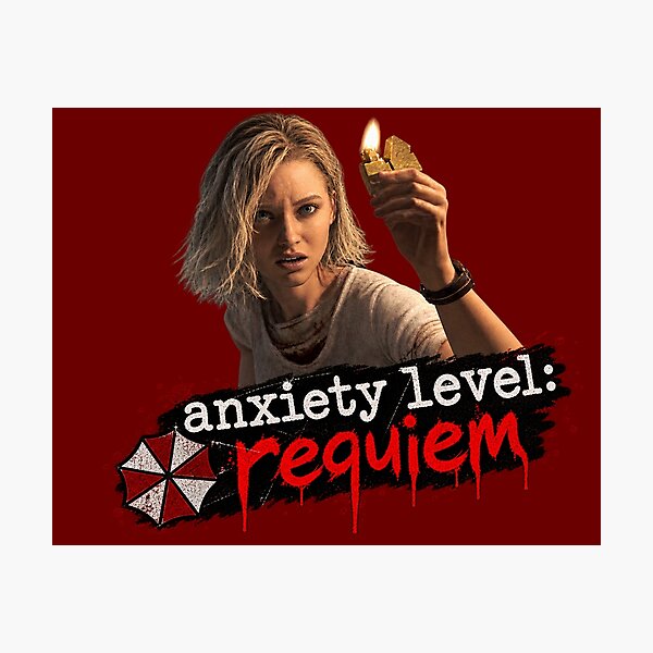 Item preview, Resident Evil - Grace Ashcroft 'anxiety level: requiem'  designed and sold by btluvs.