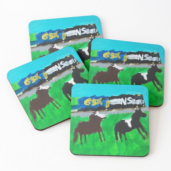 Item preview, Horses Running with Train designed and sold by CarletonGallery.