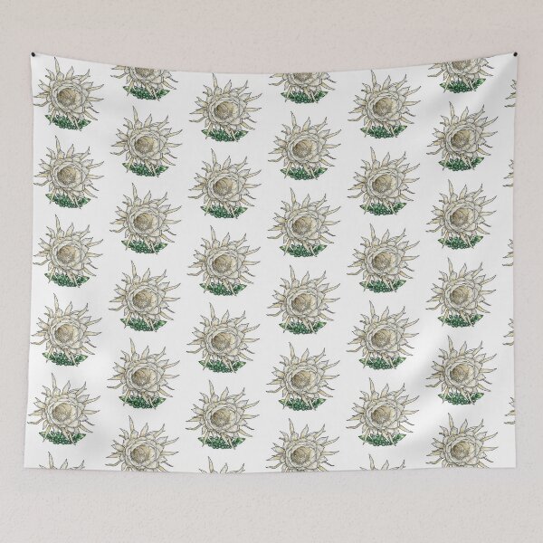 Item preview, Queen of the Night Crystal Sticker - Moon White Epiphyllum Real Color designed and sold by Crystal Critters .