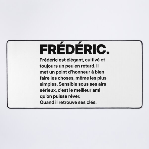 Item preview, Frédéric name t-shirt (humorous) designed and sold by Jayteezy.