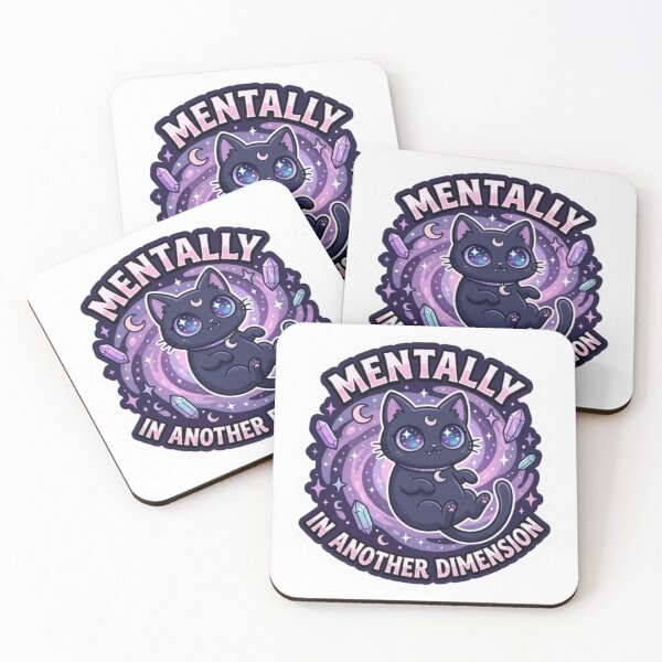 Item preview, Mentally In Another Dimension Galaxy Cat designed and sold by PrintforDesign.