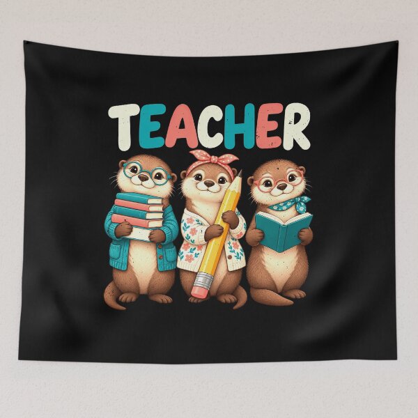 Item preview, Three Otters for Teacher Appreciation designed and sold by elderberry.