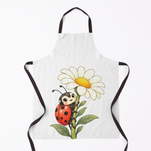 Item preview, Friendly Ladybug on a Daisy in Bloom designed and sold by elderberry.