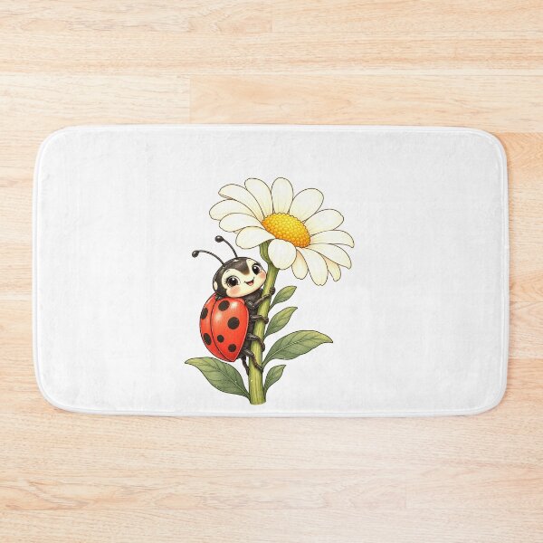 Item preview, Friendly Ladybug on a Daisy in Bloom designed and sold by elderberry.