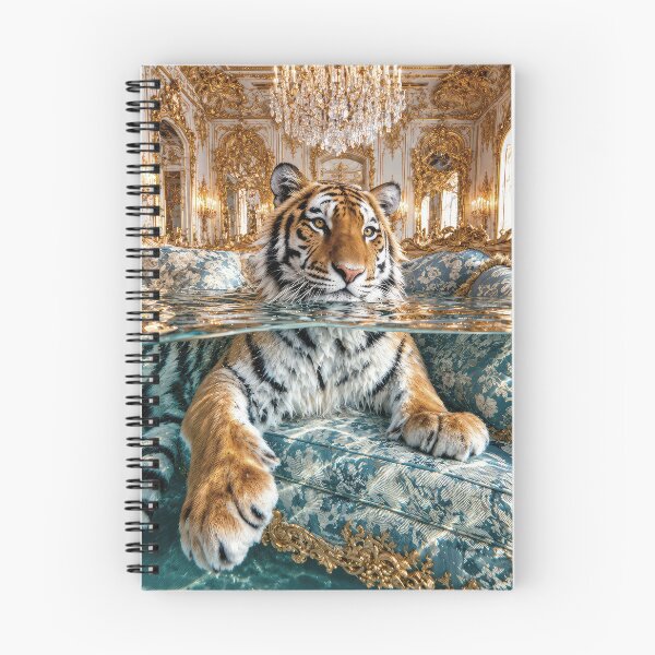Item preview, Tiger in Flooded Palace designed and sold by Elisabeth Lucas.