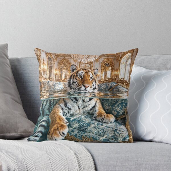 Item preview, Tiger in Flooded Palace designed and sold by Elisabeth Lucas.