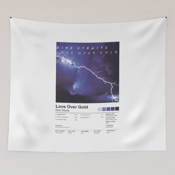 Item preview, Dire Straits - Love Over Gold (Album Poster) designed and sold by curseofkazar.
