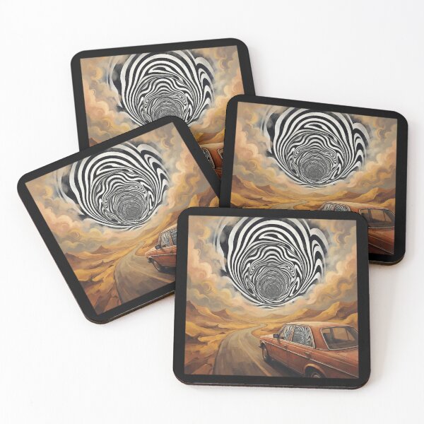 Item preview, Illusionary Road Trip 2 - OpArt Space Adventure designed and sold by tulinorampyc.