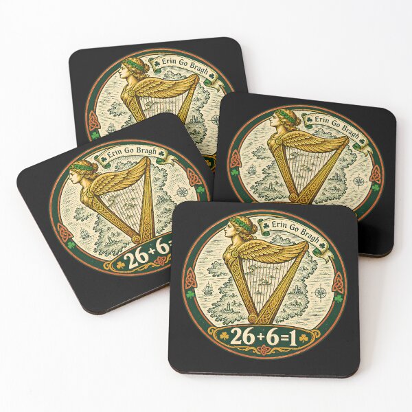 Item preview, Erin Go Bragh. 26 + 6 = 1 designed and sold by Birdie and Flynn.