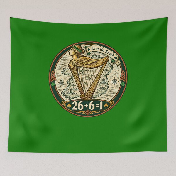 Item preview, Erin Go Bragh. 26 + 6 = 1 designed and sold by Birdie and Flynn.