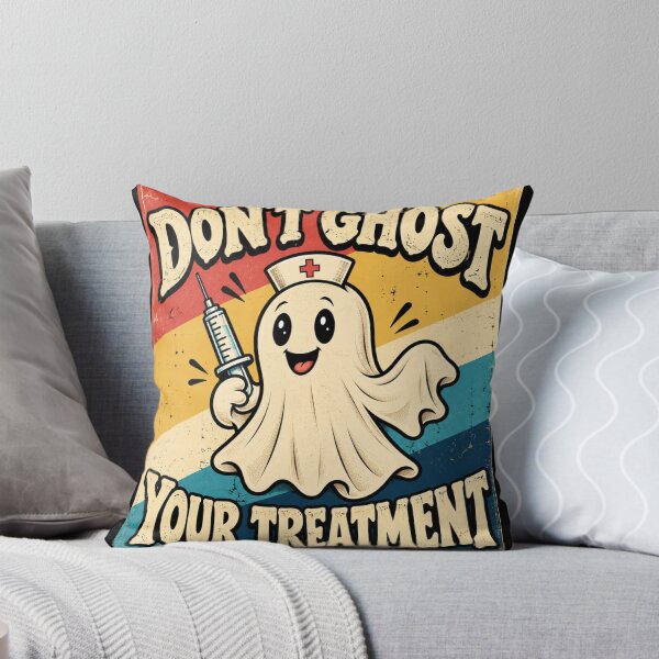 Item preview, Don't Ghost Your Treatment Funny Halloween Ghost Nurse Retro designed and sold by GibasVisuals.