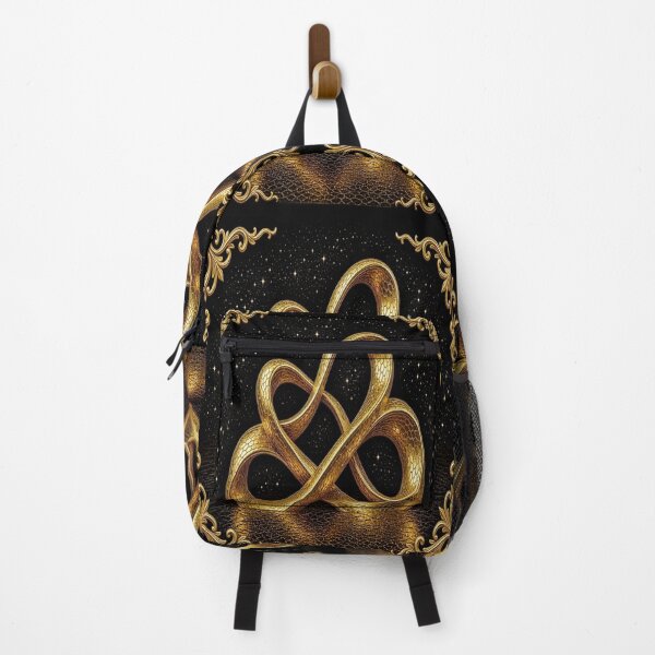 Item preview, Luxury Golden Infinity Serpent - Traditional Baroque Celestial Knot Art designed and sold by Breezes-of-Ida.