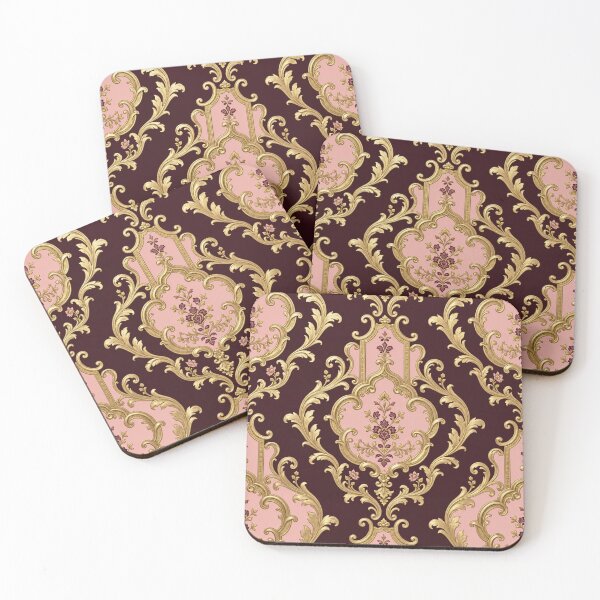 Item preview, Dusk Wine & Pink Gold Rococo designed and sold by DesignsByPrnces.