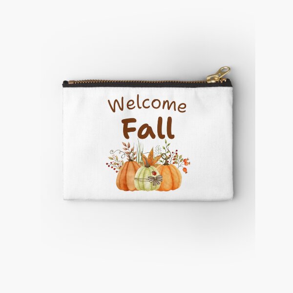 Item preview, Welcome Fall Watercolor Pumpkins, Berries, Leaves  designed and sold by silviaol.