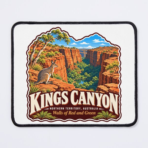 Item preview, Kings Canyon Northern Territory Australia Walls Of Red And Green Australian Travel Souvenir designed and sold by JasonStars123.
