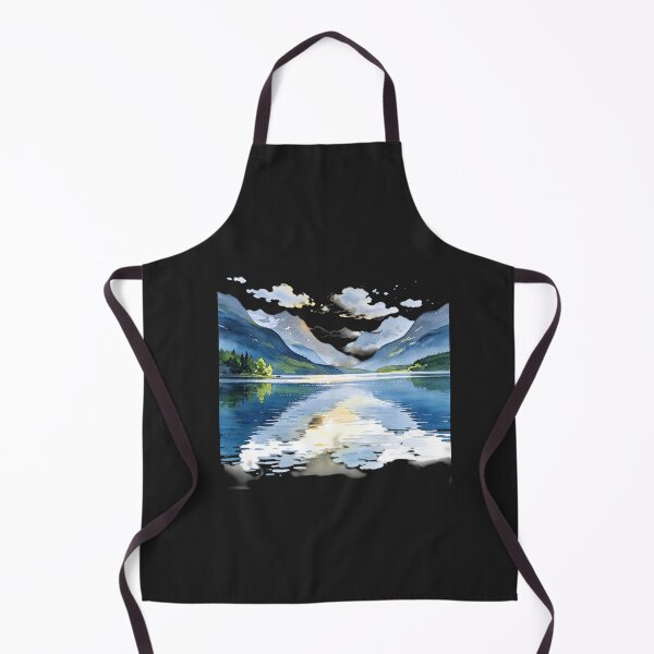 Item preview, Mountain lake landscape designed and sold by BladiWChampion.