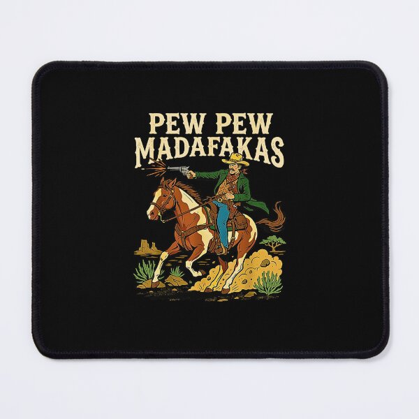 Item preview, Pew Pew Madafakas Cowboy Wild West Retro Western designed and sold by Brasovbit.