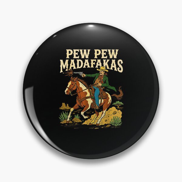 Item preview, Pew Pew Madafakas Cowboy Wild West Retro Western designed and sold by Brasovbit.