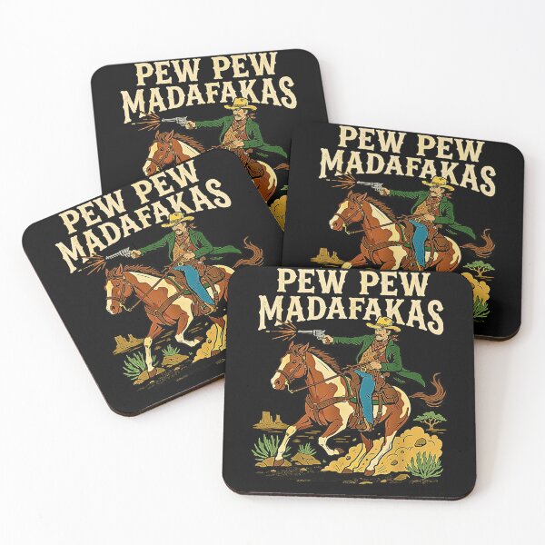 Item preview, Pew Pew Madafakas Cowboy Wild West Retro Western designed and sold by Brasovbit.
