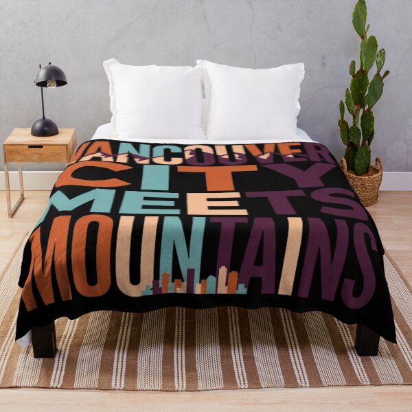 Item preview, Vancouver City Meets Mountains Retro Typography designed and sold by mood-draftsman.