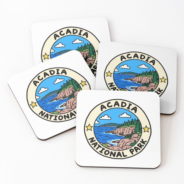 Item preview, Acadia National Park Maine Rocky Atlantic Coastline and Pine Forest designed and sold by AdelDigitalArts.