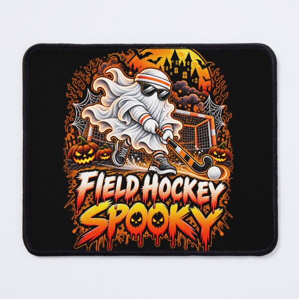 Item preview, Halloween Spooky Field Hockey Ghost Design designed and sold by PolgaCraft.
