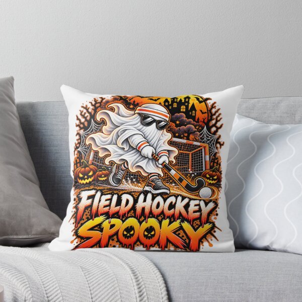 Item preview, Halloween Spooky Field Hockey Ghost Design designed and sold by PolgaCraft.