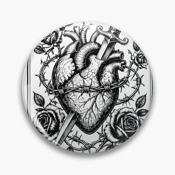 Item preview, Handle My Heart at Your Own Risk - Dagger Heart designed and sold by Limestone Layers.