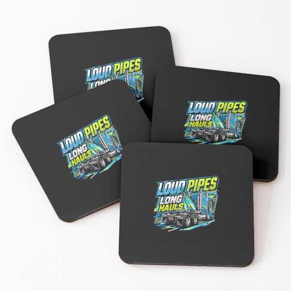 Item preview, Loud Pipes Long Hauls Truck Driver Big Rig designed and sold by AmeliaShirts.