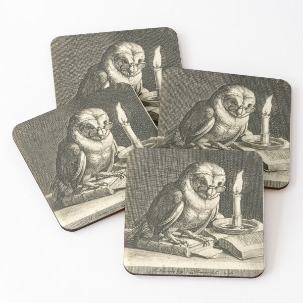 Item preview, Uil met bril en boeken by  Hendrick Bloemaert designed and sold by AngyDesigns49.