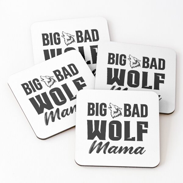 Item preview, Big & Bad Wolf Mama Funny Wolf Dog mom designed and sold by Designart68.