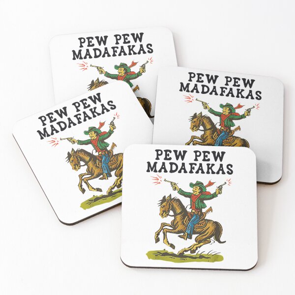 Item preview, Pew Pew Madafakas Cowboy Wild West Retro Western designed and sold by Brasovbit.