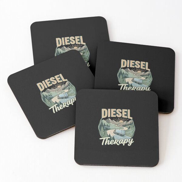 Item preview, Diesel Therapy Truck Driver Mountain Road designed and sold by AmeliaShirts.