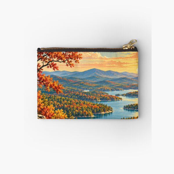 Item preview, Oak Mountain State Park Alabama – Vintage Autumn Landscape Travel Poster designed and sold by Eclipse 3699.