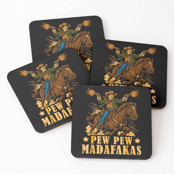 Item preview, Pew Pew Madafakas Cowboy Wild West Retro Western designed and sold by Brasovbit.