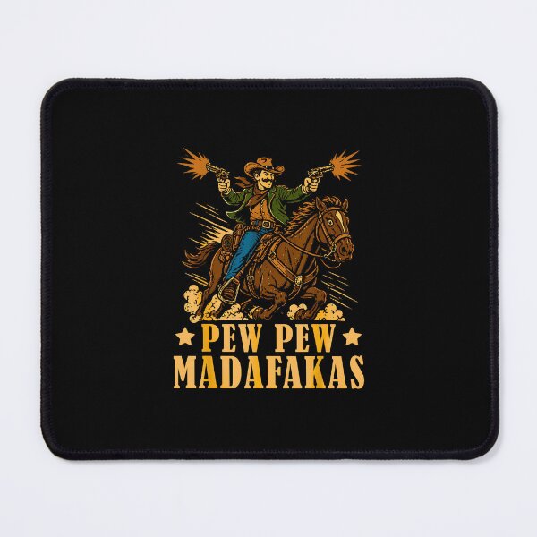Item preview, Pew Pew Madafakas Cowboy Wild West Retro Western designed and sold by Brasovbit.