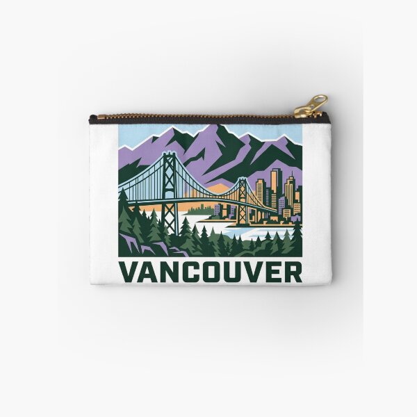 Item preview, Vancouver Lions Gate Bridge West Coast Geometric designed and sold by mood-draftsman.