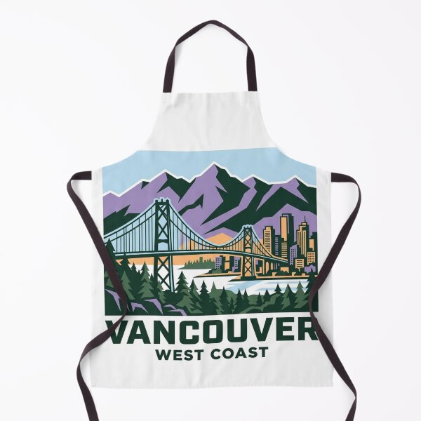 Item preview, Vancouver Lions Gate Bridge West Coast Geometric designed and sold by mood-draftsman.