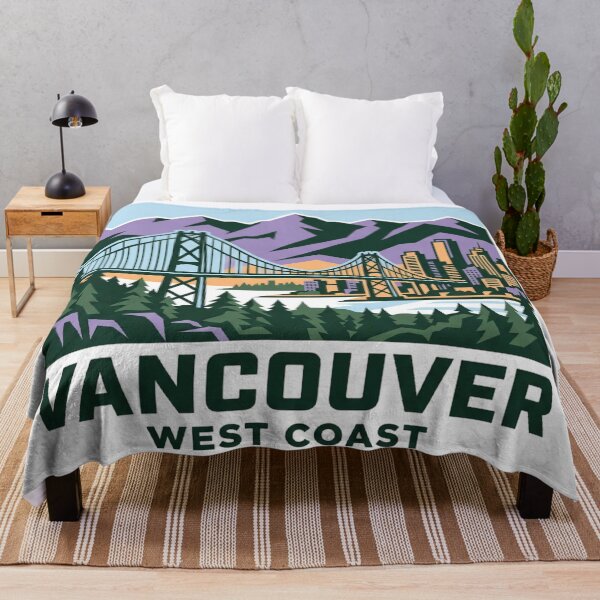 Item preview, Vancouver Lions Gate Bridge West Coast Geometric designed and sold by mood-draftsman.
