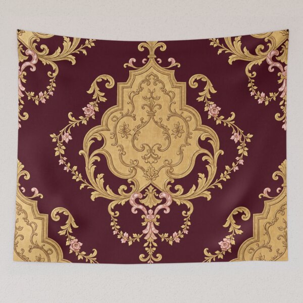 Item preview, Dusk Wine & Gold Rococo designed and sold by DesignsByPrnces.