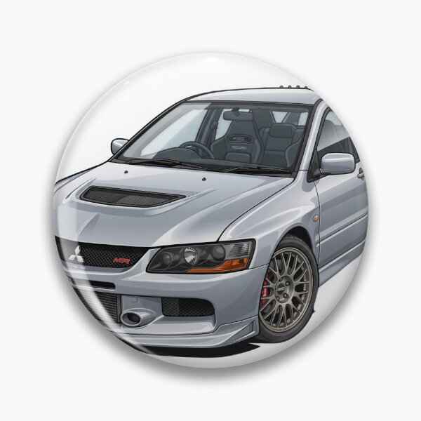 Aperçu de l'œuvre Autocollant JDM pour Mitsubishi Lancer Evolution IX MR Apex Silver 2006 créée et vendue par Fixnovaguide.