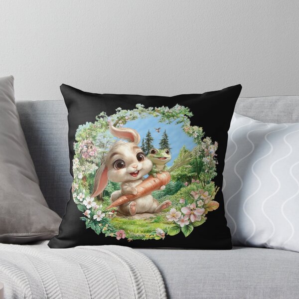 Item preview, Bunny and Frog Friends designed and sold by Karen Wood.