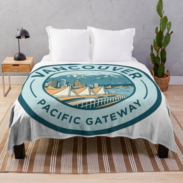 Item preview, Vancouver Pacific Gateway Retro Travel designed and sold by mood-draftsman.