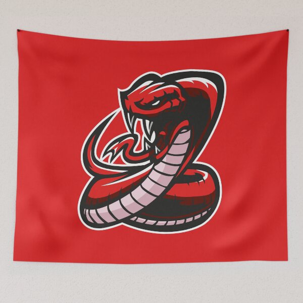 Item preview, Red Cobra – Fierce Snake Mascot & Venomous Predator designed and sold by MerlinWear.