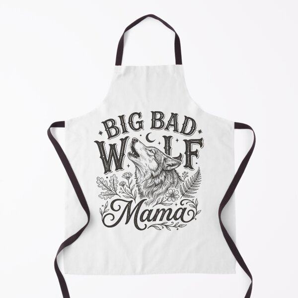 Item preview, Vintage Distressed Big Bad Wolf Mama Silhouette Emblem designed and sold by Designart68.