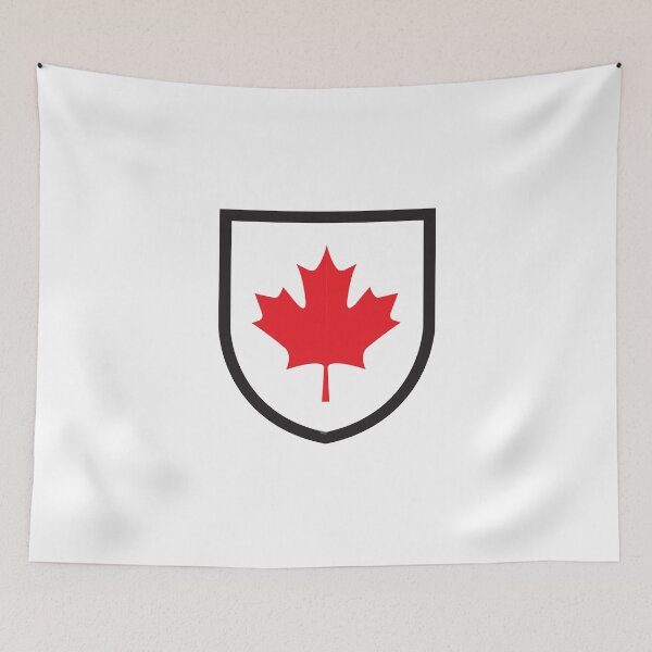 Item preview, Canadian Shield Red on White designed and sold by ArtofDissent.