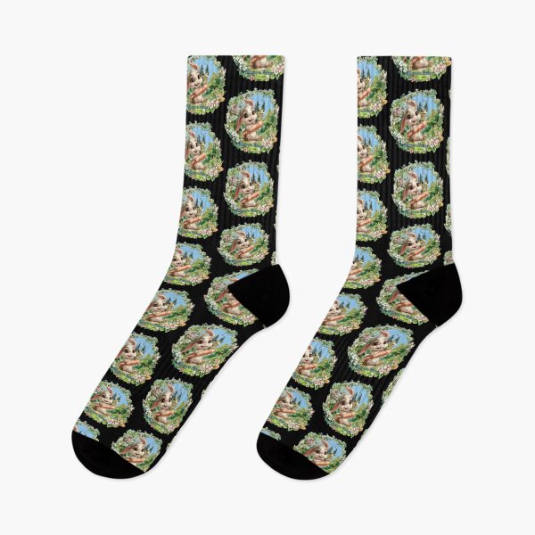 Item preview, Bunny and Frog Sharing Is Caring designed and sold by Karen Wood.